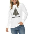 thumbnail image 3 of Oversized Tikal Graphic Long Sleeve Crewneck Tee - White 2XL, 3 of 4