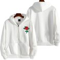 thumbnail image 3 of Sudadera con capucha Y2K con cremallera para hombre y mujer, suéter de gran tamaño con estampado de letras de Hip Hop, chaqueta Punk Harajuku, abrigo, Tops, ropa de calle, novedad de 2023, 3 of 3