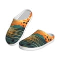thumbnail image 2 of Lsque Tropical Sunset Paradise Pattern Womens Comfort Cotton on Scuff With Memory Foam and Anti-skid Sole Slipper-39/40, 2 of 7