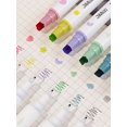 thumbnail image 1 of 6 Pcs/Ensemble Marqueur Surligneur Double Extrémité avec 6 Formes pour Bullet Journaling, 1 of 5