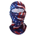 thumbnail image 1 of Flag Print Full Face Riding Hood Sports for Sun and Sweat Absorption, 1 of 7