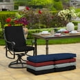 thumbnail image 5 of ARDEN Outdoor Dining Chair Cushion 20 x 20, Water Repellent, Fade Resistant 20 x 20, Black Leala, 5 of 12