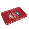 thumbnail image 1 of MesaSe Red Christmas Flannel Carpet Santa Claus Floor Mat  Tree Cartoon Floor Protector Skid Resistance Rug, 1 of 9