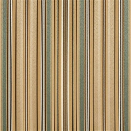 - Designer Fabrics U0160F 54 in. Wide Green, Light Blue And Gold Shiny Thin Striped Silk Satin Upholstery Fabric