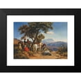 thumbnail image 2 of Curt Victor Clemens Grolig 18x14 Black Modern Framed Museum Art Print Titled - Arab Horseman in the Mountains, 2 of 5