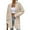Beige, variant on VBVC No Boundaries Women's Fall Herringbone Knit Cardigans,Lightweight Long Outerwears For Women,Ladies Open Front Coats with Pockets,Beige,Size L