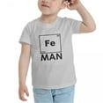 thumbnail image 3 of Iron Science Fe Periodic Table Cute Toddler T-Shirts for Boys Girls (Gray, 3T), 3 of 5