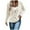 White-03, variant on HTNBO Womens Oversized Cute Fluffy Lightweight Cardigans Fall Ribbed Knit V Neck Button Long Sleeve Sweater Cardigan