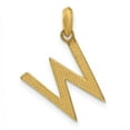 thumbnail image 3 of 14k Yellow Gold Fancy Letter W, 3 of 4