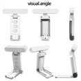 thumbnail image 5 of Luz de Lectura con Clip USB, Luz de Lectura Plegable, Luz de Lectura LED, Luz de Lectura PortáTil, Recargable, 6 Niveles de Brillo, Regulable,, 5 of 5