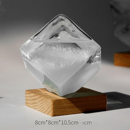 

Predictor European Style Weather Bottles for Desktop garden and home Decoration Gift - Clear with Base