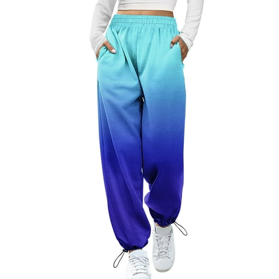 njshnmn Women Jogger Pants Petite Loungewear Trousers Regular with Pockets, M
