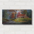 thumbnail image 3 of Luxe Metal Art 'Country Life' by Gary Adams, Metal Wall Art, 24"x12", 3 of 10