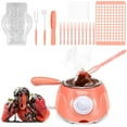 thumbnail image 2 of Ihvewuo Chocolate Melting Pot 250ml Electric Chocolate Melter 2-Speed Adjustable Temperature Chocolate Tempering Machine Easy to Use Chocolate Melter Pots Practical Cheese Melting Pot, 2 of 11