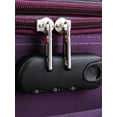 thumbnail image 6 of Luggage Set Expandable Carry On Trolley Suitcase Tote Bag 2 Piece Set Purple, 6 of 9