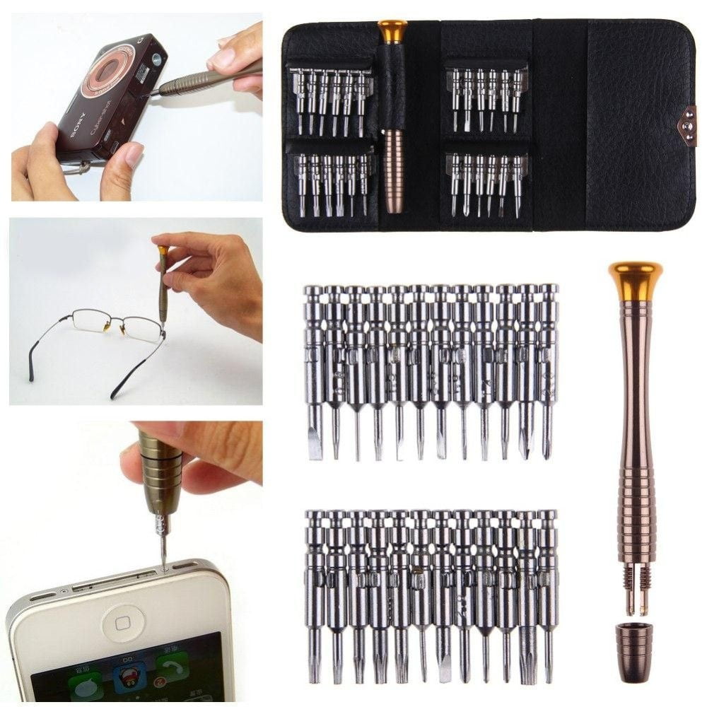 23 PC Deluxe Screwdriver Tool Computer Hobby Small Tiny Mini 