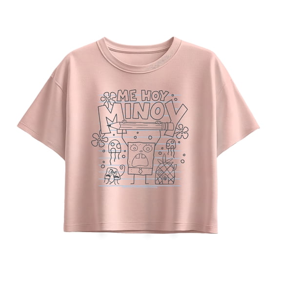 SpongeBob SquarePants - Me Hoy Minoy - Youth Girls Boxy T-Shirt