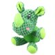thumbnail image 1 of Juguete de mordida con sonido para perro, forma de rinoceronte, juguete educativo, juguete creativo para entrenamiento de mascotas, juguete con sonido de animal (verde), 1 of 5