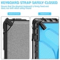 thumbnail image 5 of SaniMore for Microsoft Surface Pro 9 13" 2022 Case Support Keyboard Connection, Soft TPU & Rugged PC Cover with Handle & 360° Rotatable Kickstand Small Lock Full Body Protective Shell, Blue, 5 of 12