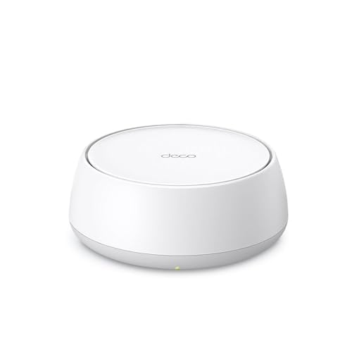 Enrutador Wi-Fi en malla TP-Link BE5000 WiFi 7 de doble banda (Deco BE25) | 4 flujos de 5 Gbps | Canales 240 Mhz | Cubre hasta 2600 pies cuadrados | 2 puertos de 2,5 G de retorno por cable | VPN, MLO,