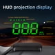 thumbnail image 5 of Pantalla de cabeza manual del parabrisas HD Frontalera de parabrisas Frontal Completeómetro de velocidad HUD Proyector de velocidad de película reflectante Luz verde ajustable sidaley  VI002394-02B, 5 of 7