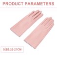 thumbnail image 2 of Guantes de invierno para mujer, resistentes al viento, con pantalla táctil, para mensajes de texto, para mujer, guantes gruesos y cálidos con forro para clima frío, guantes de punto cálidos, 2 of 5