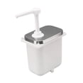 thumbnail image 2 of Rongfmy Condiment Pump Bottle Leakproof Sauce Pump Bottle for Ketchup Syrup Dressing 2.5L No Outer Box, 2 of 9