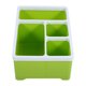 thumbnail image 2 of Caja de almacenamiento multifuncional para artículos pequeños de escritorio, organizador de papelería y cosméticos (verde), 2 of 3