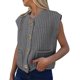 thumbnail image 1 of Chaleco tipo suéter PRETTYGARDEN para mujer, de punto grueso, con botones, gris, 1 of 8
