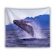 thumbnail image 1 of Tapiz de microtela con forma de ballena marina, 100 x 50 cm, 1 of 2