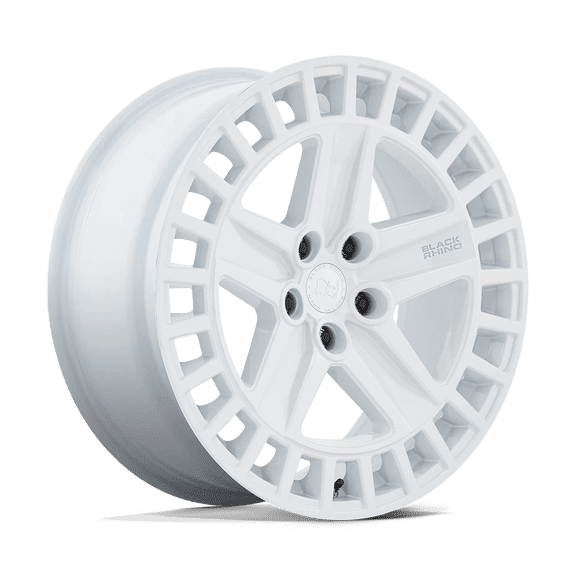 Black Rhino Cast Aluminum Wheel BR005 20x8.5 5x4.5 G-WHT 25mm, BR005WX20851225