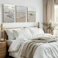 thumbnail image 4 of Beach Wall Art Decor Coastal Wall Art Pictures Ocean Canvas Wall Art Beige Beachy Wall Decor Boho Beach Prints Ocean Painting Coastal Artwork for Bedroom Living Room 12x16 Inch Set of 3, 4 of 5