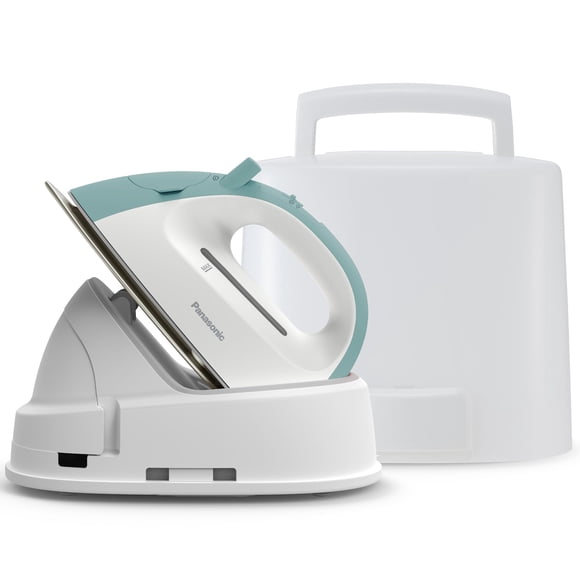 Plancha de vapor Panasonic NI-QL300G inalámbrica compacta verde claro