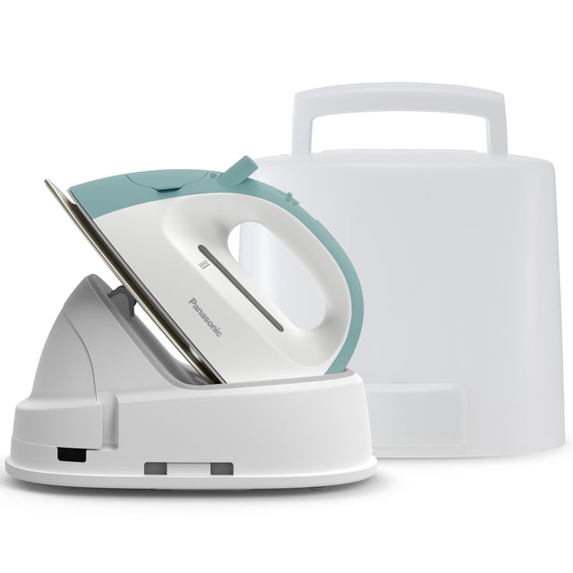 Plancha de vapor Panasonic NI-QL300G inalámbrica compacta verde claro
