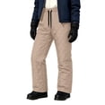 thumbnail image 2 of AHTJRT Womens Snow Pants Packable Winter Waterproof Windproof Outdoor Ultralight Warm Down Ski Pants Trousers Elastic Waist Going Out Play Trousers, 2 of 9