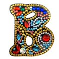 thumbnail image 1 of Cuadros Decorativos DIY llavero diamante pintura letras mujer bolso llavero colgante regalo (B) Likrtyny  embutido en tela, 1 of 1