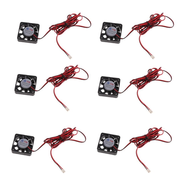 6pcs Ventilador Sin Cepillo Silencioso 24V 40mmx40mmx10m M 4010 DC Para Impresora 3D Sunnimix PC CPU Ventilador de refrigeración