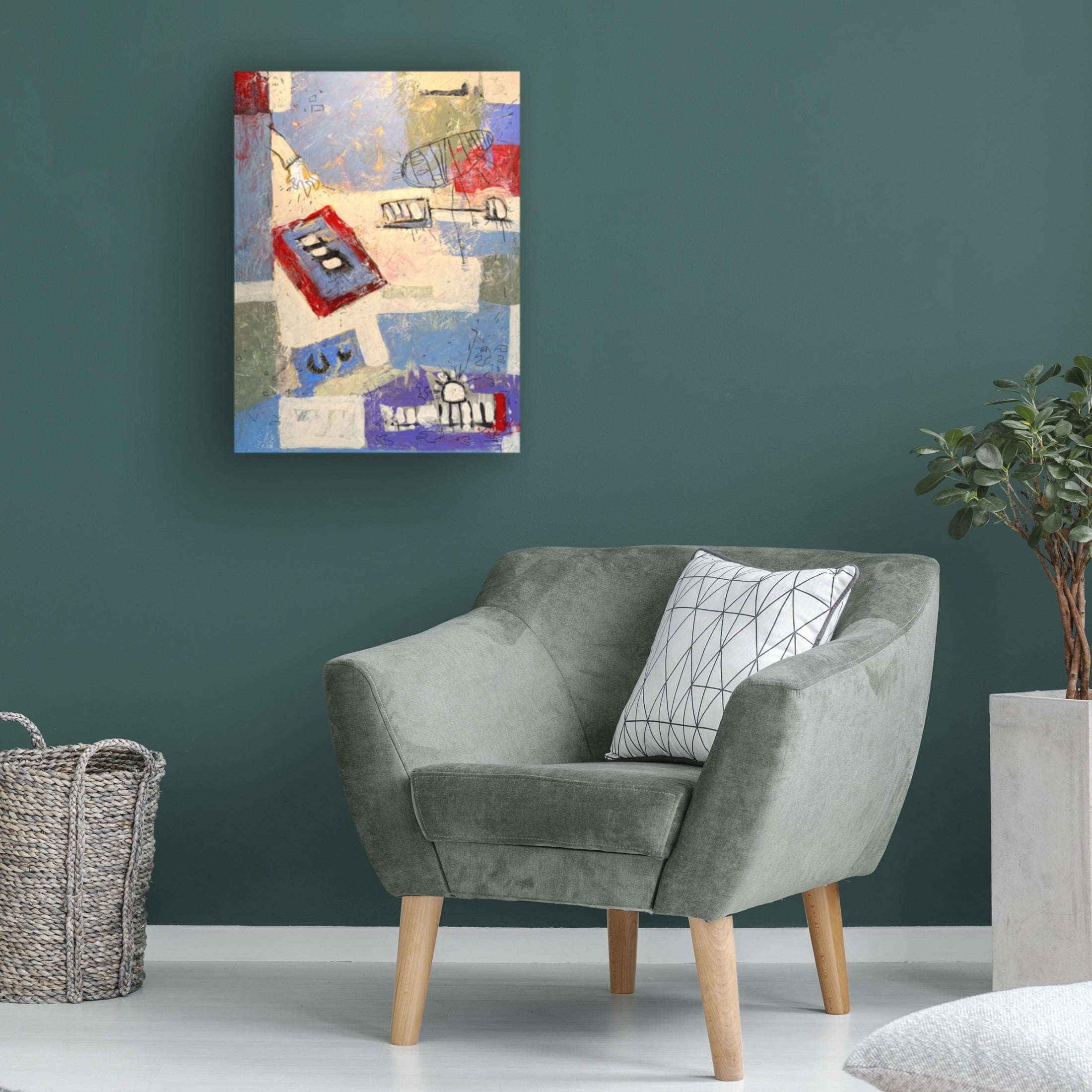 Canvas Wall Art - Randy Noble Fine Art 'Viewers Way' Wall Art for Living Room, Bedroom, or Office Décor by Trademark Fine Art - 24 x 32 Inches