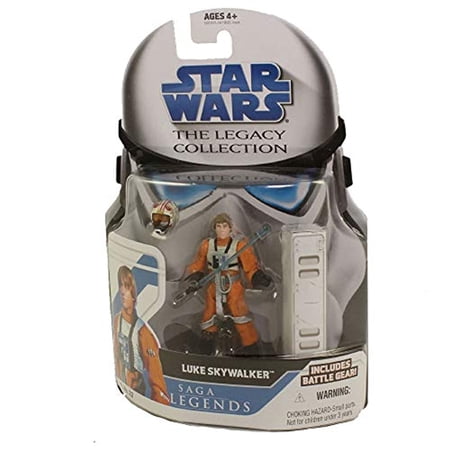 Star Wars 2008 Legacy Collection Saga Legends Action Figure SL No 22 Luke Skywalker XWing Pilot
