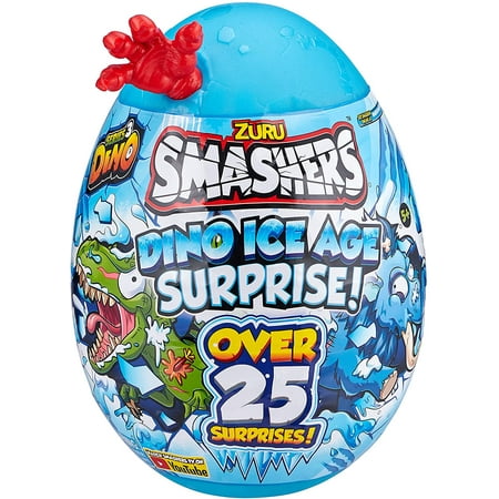 ZURU Smashers Dino Ice Age Kids Surprise Egg Toy, Multicolor, 1.12 lbs