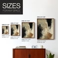 thumbnail image 4 of Baked Paintstrokes V Framed Print in Brown Solid Wood Framed Print No Nail Hanging, 4 of 6