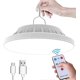 thumbnail image 1 of USB Rechargeable LED Solar Camping Light with Remote Control, 5 Modes Tent Light IPX7 Waterproof Camping Lamp with Power Bank for Hiking, Hurricane, E, 1 of 5