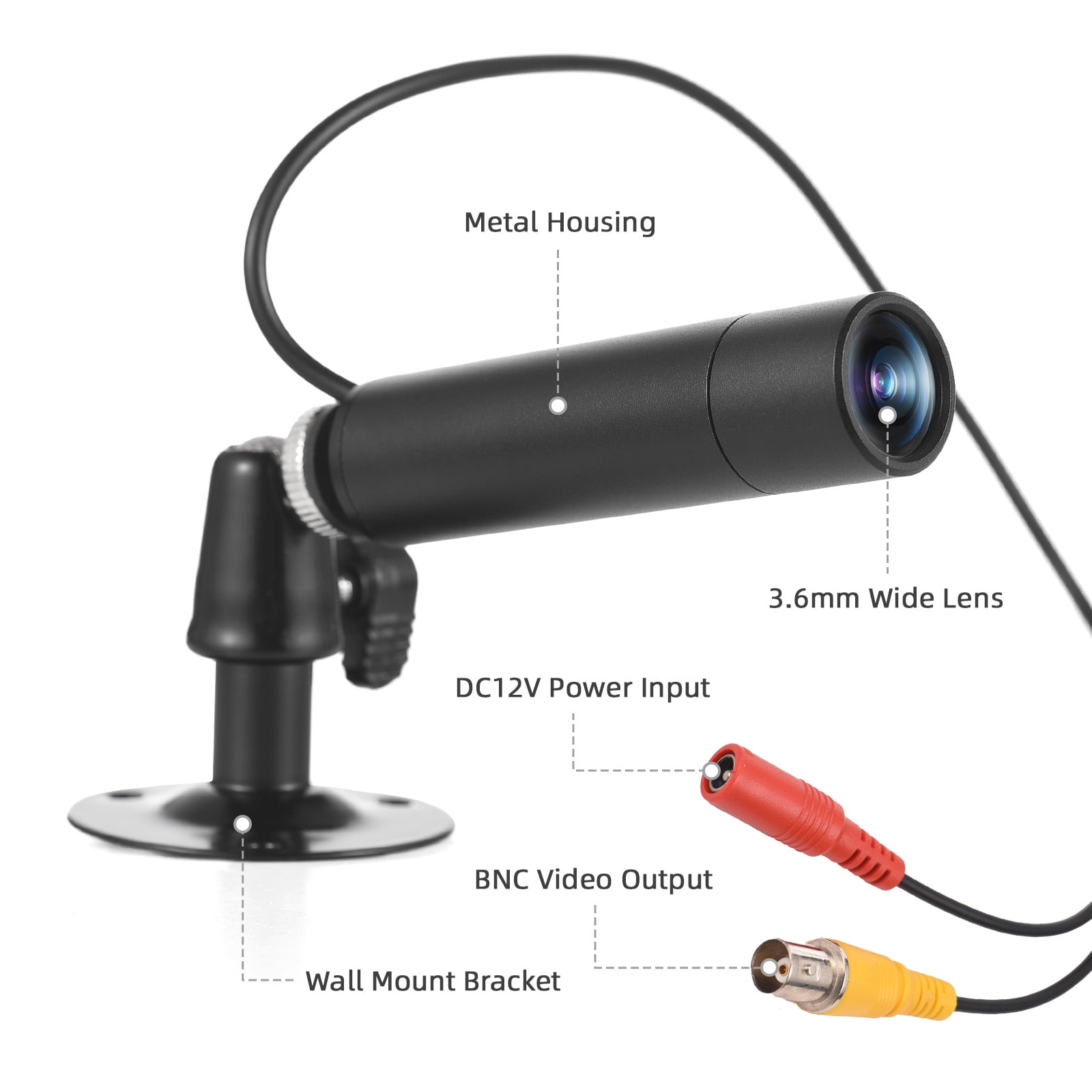 Webcam,Wide 2mp Cctv Camera Wired Lens Wide Camera Indoor With Wall Mount 2mp Wired Camera Wired Camera 2mp Dvr Camera Camera 3.6mm Dvr With Wired 2mp Dvr 1080p