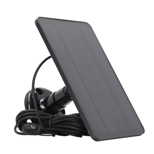 Cargador De Panel Solar De 10 W, Kit De Energía Solar Portátil IP65, Cámara De Reflector Pro 3 Pro 4 Pro 5S Ultra 2 Go 2, Con Silicio Monocristalino, Cable De 9.8 Pies