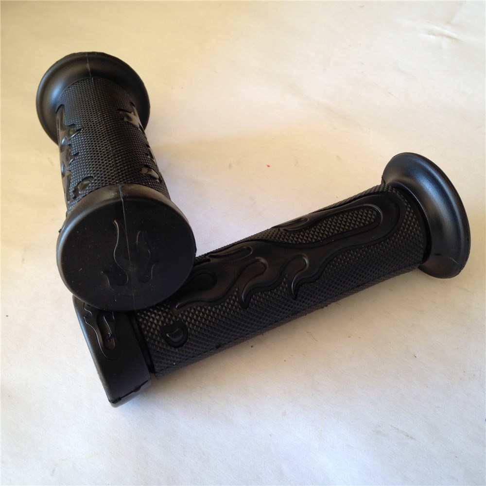 HTTMOTOR ATV WATERCRAFTS Flame Gel Style Grips Black ATV QUAD YAMAHA