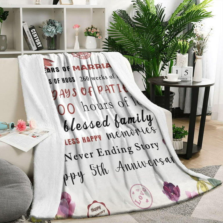 ARTHMOM Personalized Blanket Gifts for Mom Dad, Cozy Fleece Sofa Throw  Blankets for Christmas Anniversary Valentines Birthday Day (to Mom from