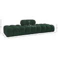 thumbnail image 2 of Meridian Furniture Ames 102" Green Boucle Fabric Upholstered 3pc. Modular Sofa, 2 of 3