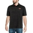 thumbnail image 3 of Men's Colosseum Black Virginia Tech Hokies Down Swing Polo, 3 of 4
