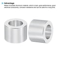 thumbnail image 4 of M12 Aluminum Spacers, 10 Pcs Metal Spacer Aluminum 12.5mm ID x 20mm OD x 15mm L Aluminum Spacer Screw Standoff Round, 4 of 5