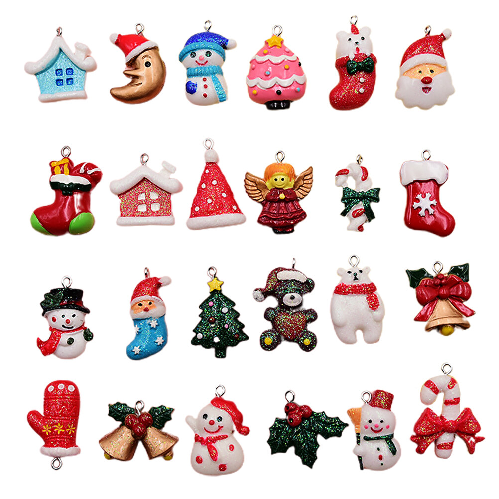 Mini Christmas Ornaments 24Pcs Mini Ornaments Resin Ornaments Christmas mini-christmas-ornaments-24pcs-mini-ornaments-resin-ornaments-christmas